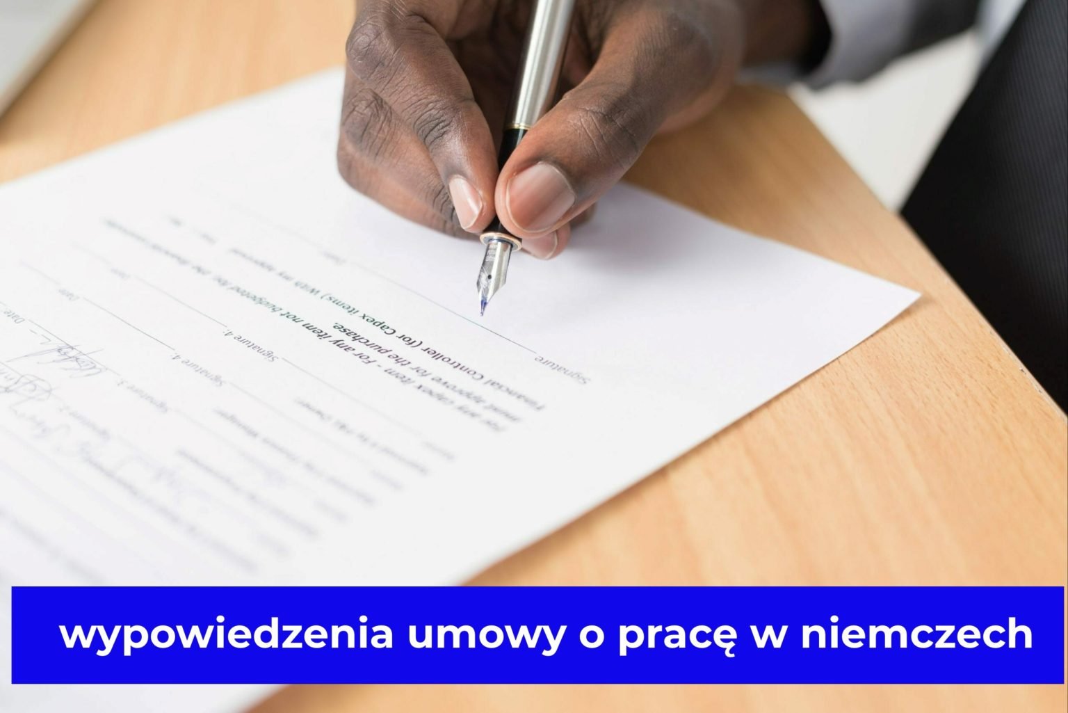 wypowiedzenia umowy o pracę w niemczech Polacy w Niemczech